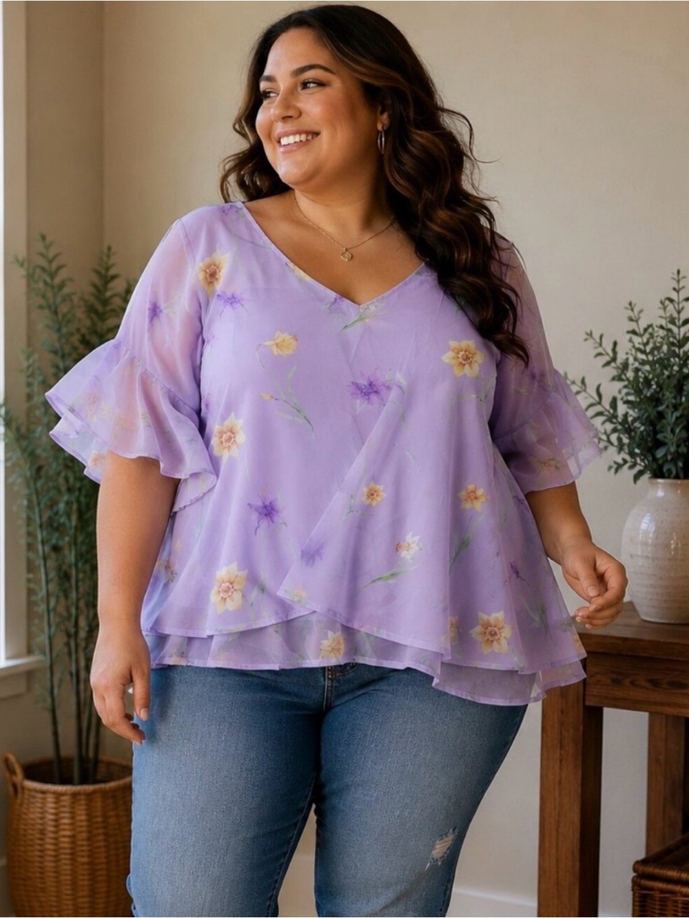 Bloom chic top